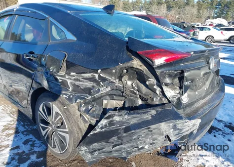 2016 Honda Civic Ex-L from USA, damaged, VIN 19XFC1F77GE205666